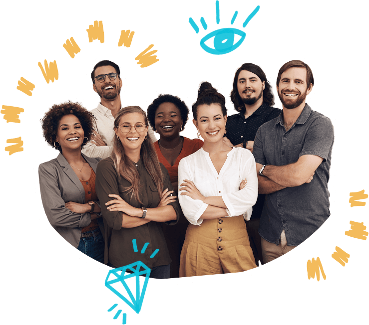 group of people smiling for a photo